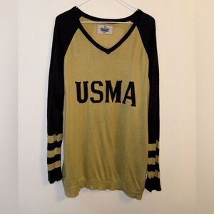 USMA Black and Yellow Men's Sweater Size XLarge